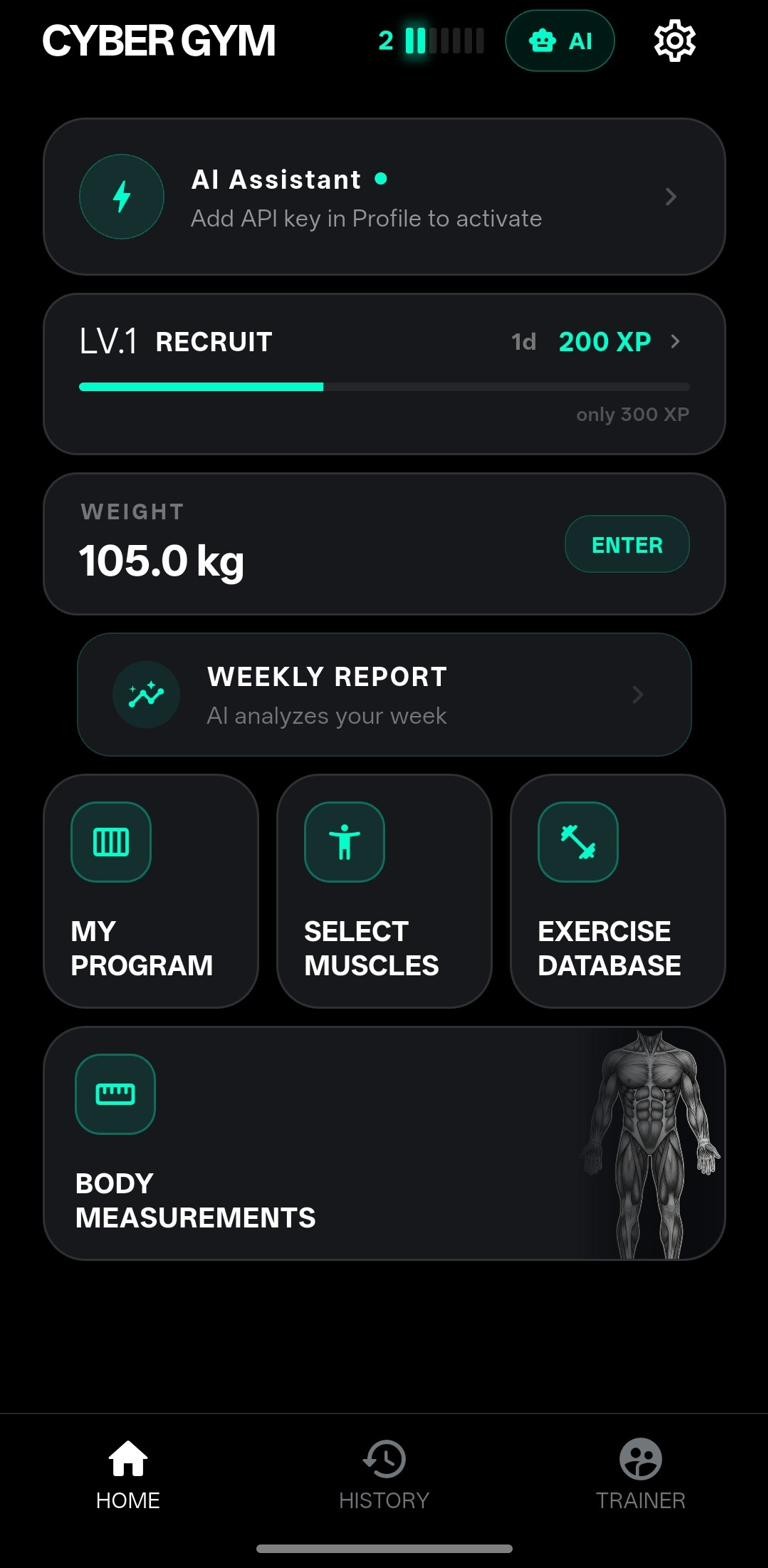 CYBER GYM screenshot